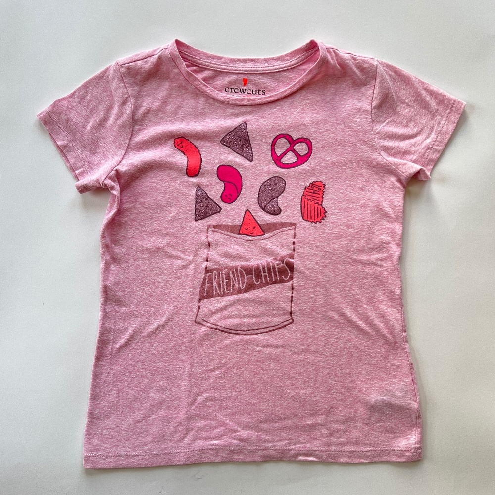 CREWCUTS Short Sleeve Graphic Tee - Kids Size L (10-11)